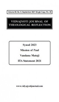 Vidyajyoti Journal of Theological Reflection,Vol.85/9 September 2021