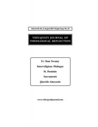 VIDYAJYOTI JOURNAL OF THEOLOGICAL REFLECTION Volume 85, No. 8, August 2021